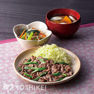 牛肉のにんにく醤油焼き