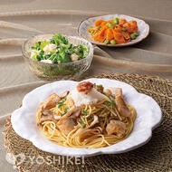 鶏肉の和風梅おろしパスタ