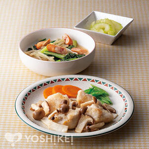 揚げないから揚げ～きのこソース～