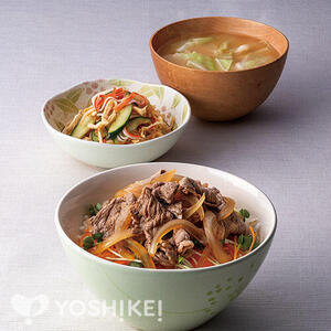 もち麦バランス牛丼
