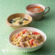 トマトの洋風親子丼