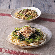 蒸し鶏のごまだれサラダうどん