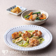 鶏肉とレタスの山賊炒め