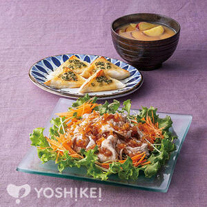 さっぱり玉葱だれで食べる！豚しゃぶサラダ