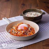 なつかしの味スパゲティナポリタン～温玉のせ～