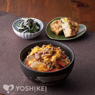 牛肉の甘辛卵とじ丼