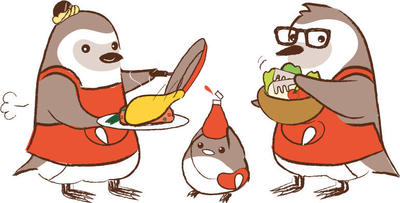 ペンギン家族_料理中.jpg